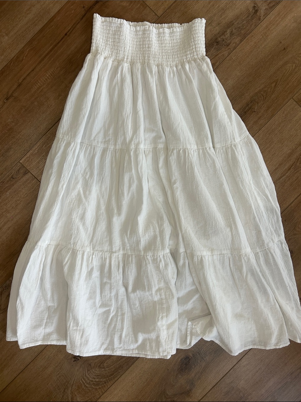 Native Chic White Maxi Skirt